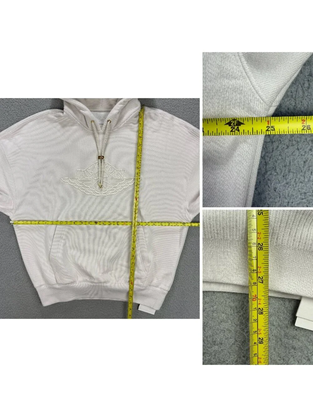 Air Jordan Hoodie Men Large Off White Wings Luxury Collection Made In Italy Nike